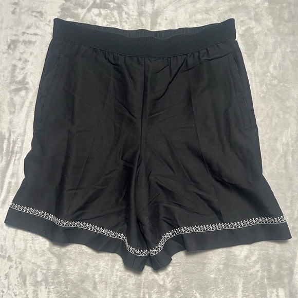 Tail Vintage High Waisted Shorts Women’s Medium Black Embroidered Pockets - Picture 1 of 7